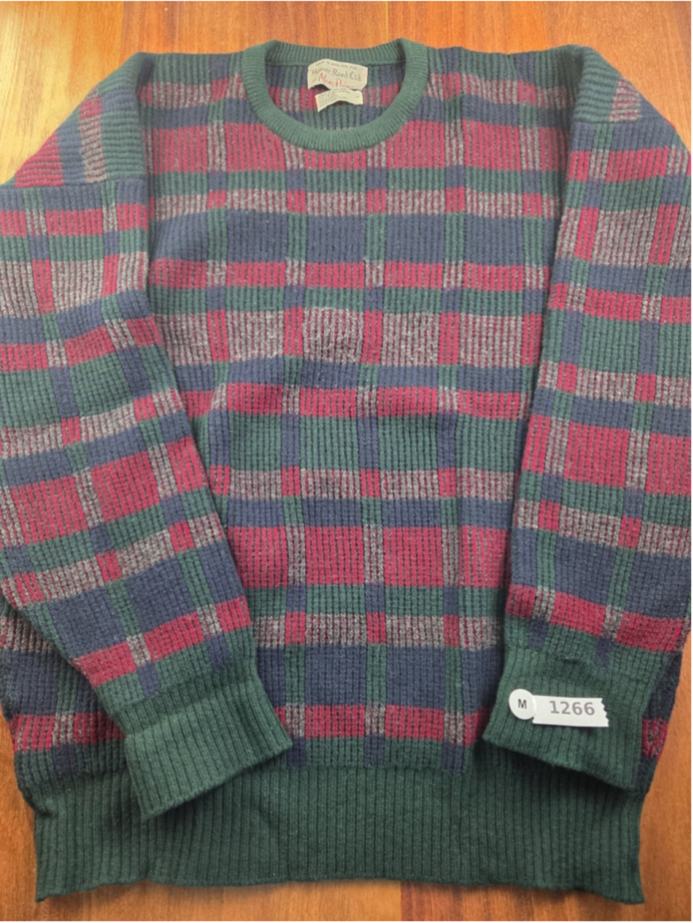 Alan Paine for Homer Reed Ltd. 100% Lambswool Sweater Men Medium - England #1266
